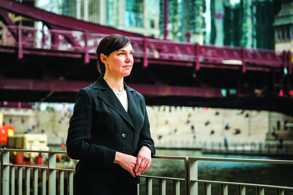 Emily A. Benfer '99 is "raising the next generation of socially-conscious attorneys and advocates" through Loyola University Chicago School of Law.