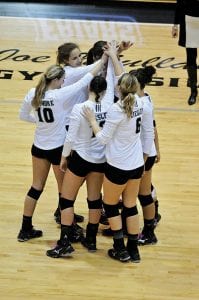 The women's volleyball team has returned to its roots as a member of the BIG EAST Conference.