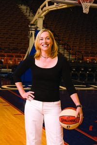 ESPN basketball analyst Doris Burke ’87, ’92G, & ’05Hon. credits PC with hiring and retaining the best people in the most important sports.
