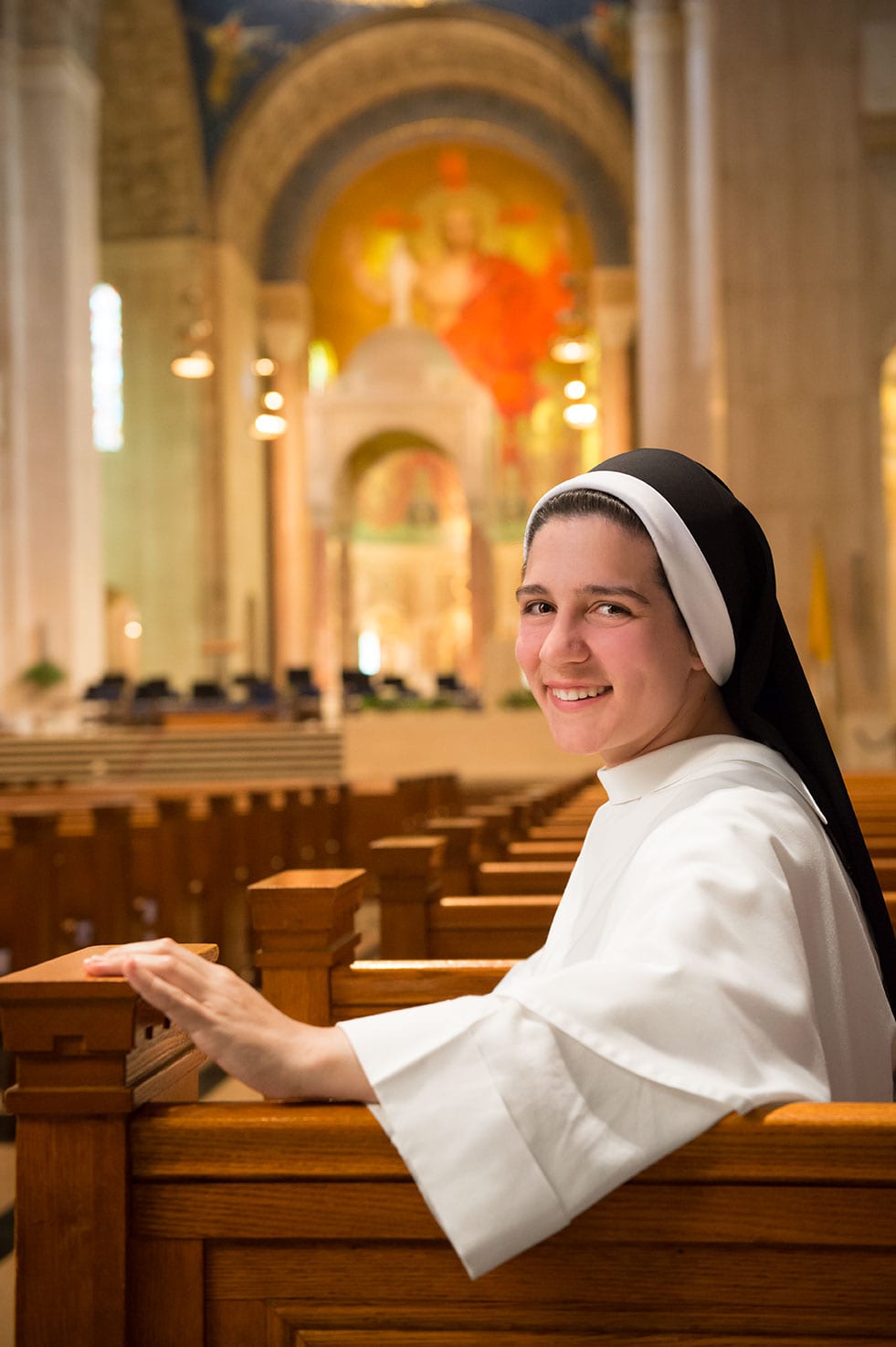 Kristen Lopez ’05, aka Sister Sophia, O.P., says “something changed in my soul” the day she became a Dominican sister. 