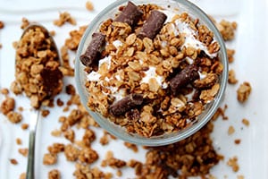No nutty chocolate chip granola