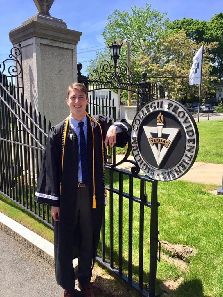 Brian D. Zeid '17 graduated summa cum laude and earned the highest in academic concentration award in computer science.