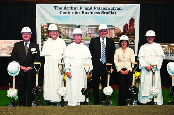 College breaks ground for Arthur F. and Patricia Ryan ...