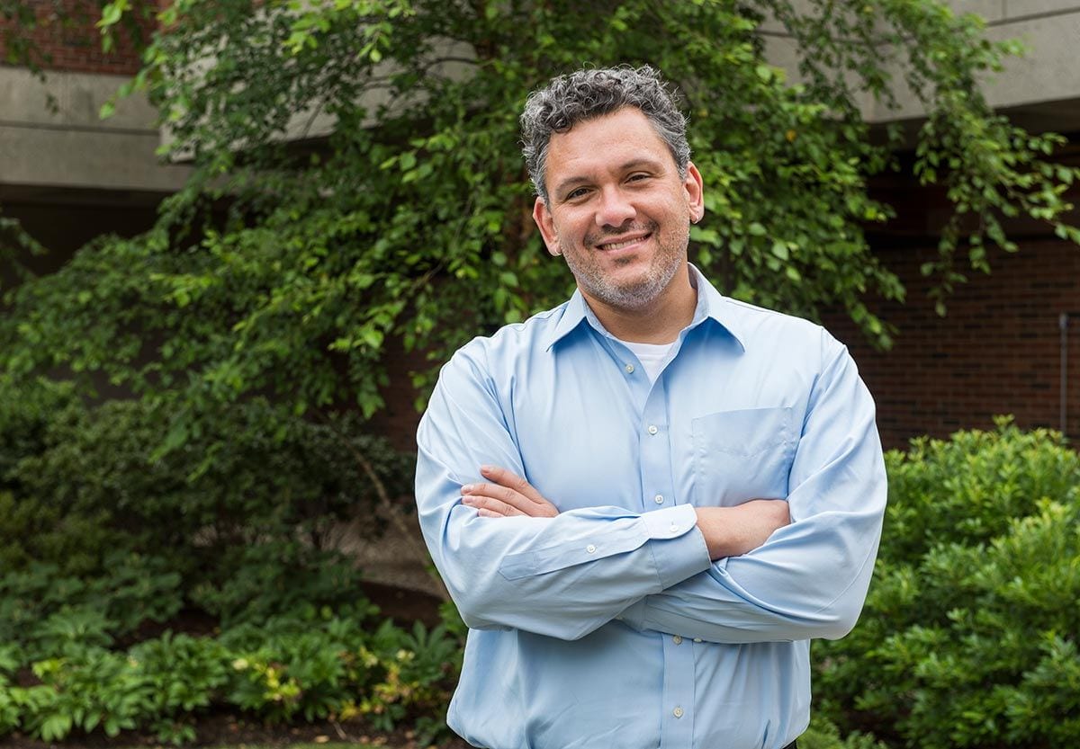 Dr. Christopher Arroyo, associate professor of philosophy, is the recipient of the 2017 Joseph R. Accinno Faculty Teaching Award, PC's top teaching honor.