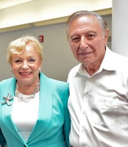 Mary Jane and Robert C. Gallo, M.D. ’59 & ’74Hon. (Photo courtesy of IHV) 