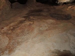 Detail of Paleolithic art.