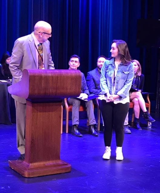 Jennifer Dorn '18 is named the winner in theatre criticism at the John F. Kennedy Center for the Performing Arts in Washington, D.C.
