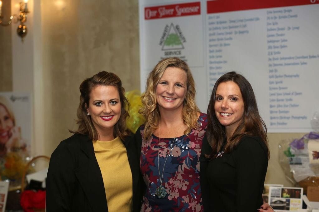 The co-founders of Sisters @ Heart, from left: Jamie O’Hanlon, Lisa Deck, and Caitlan Kane  (Angela Wood Photography)