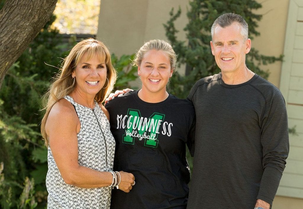 Faith, family guide Billy Donovan '87 and Christine D'Auria Donovan '86