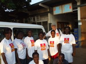 Dr. Stephen J. Mecca '64 & '66G on a visit to Ghana in 2011.