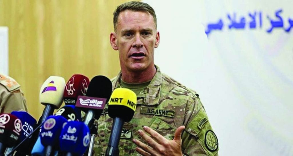 Ryan S. Dillon ’95, the secretary of defense’s spokesman for the multinational coalition fighting ISIS in Iraq and Syria, answers questions about efforts to recapture the Hawija district of Iraq in September 2017.