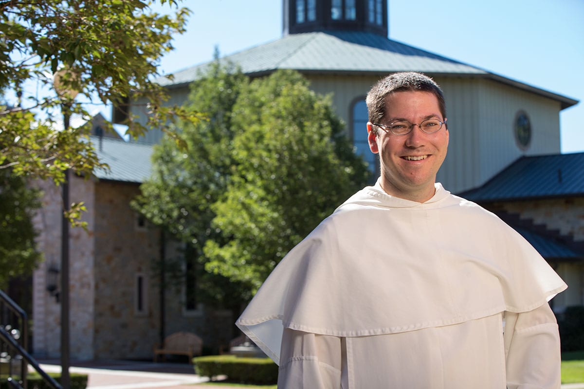 College Chaplain Rev. Peter Martyr Yungwirth, O.P. hopes that the new residence hall Dominican chaplaincy ministry will become a highly regarded fixture at the College. He is the chaplain at Aquinas Hall. 