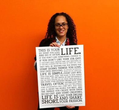 Tylea Richard '04, a public and community studies major and a Latin American Studies minor, began researching workers’ rights issues in the garment sector as part of her senior capstone project and has been working in the labor movement or garment industry ever since.