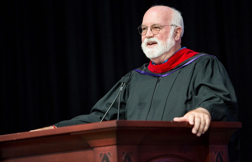 Rev. Gregory J. Boyle, S.J. is the author of Tattoos on the Heart: The Power of Boundless Compassion, the Common Reading Program book for the academic year.