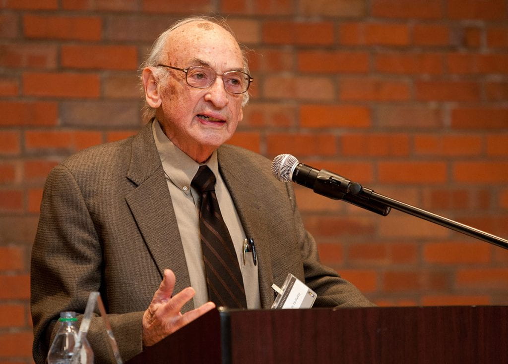 Dr. Francis P. "Pat" McKay, retired professor of chemistry and a founder of the Rev. Dr. Martin Luther King Jr. Scholarship Program.