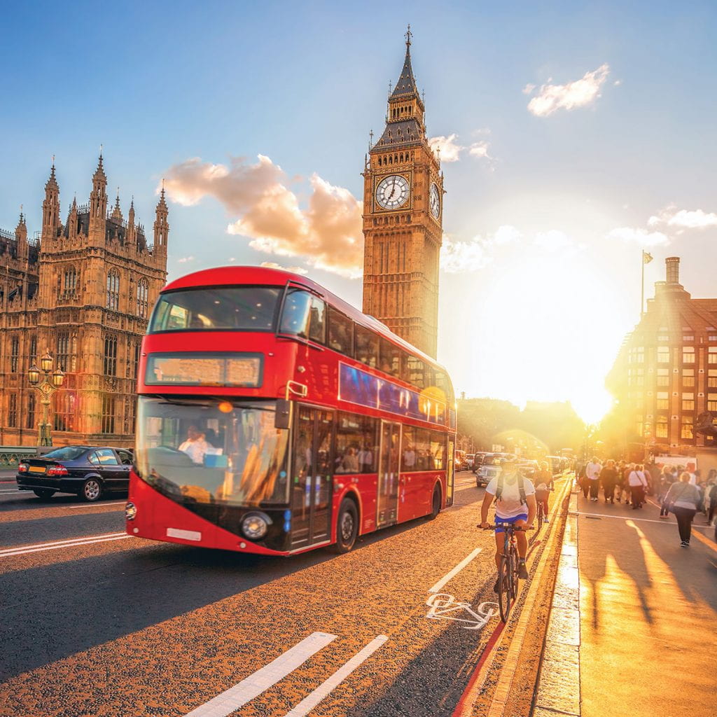 Double-decker buses and Big Ben will be familiar sights to students who study Development of Western Civilization in London beginning in 2021.