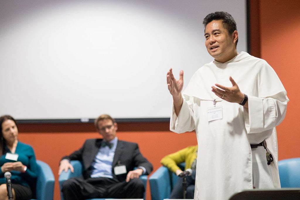Providence College professor Rev. Nicanor Austriaco, O.P. is coordinating an international team of scholars who will address questions of evolution and the Christian faith.