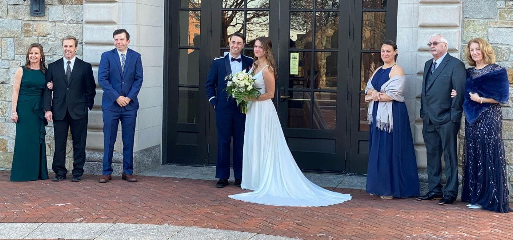 Ryan Frazier '15 and Emma Beer '16 married on March 22, 2020 at St. Dominic Chapel.