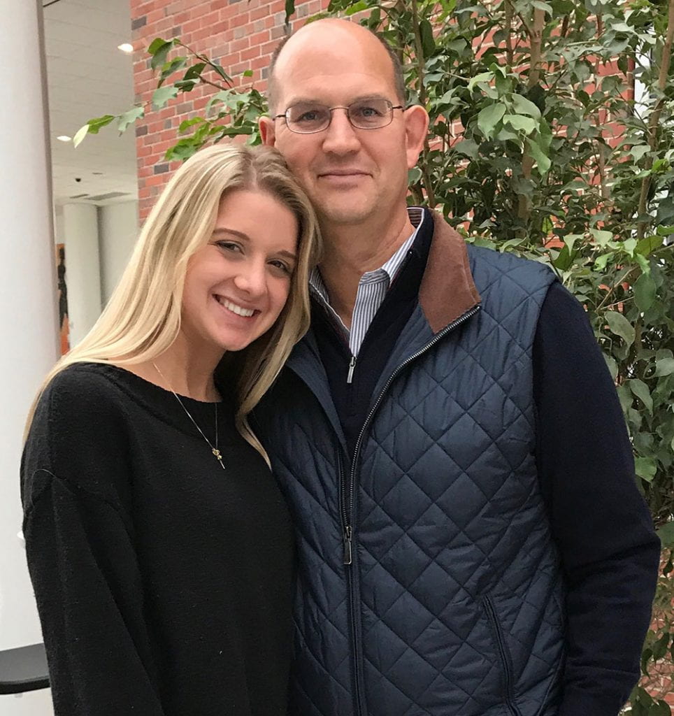 Julia Gaffney ’20 and her father, Matthew C. Gaffney '91