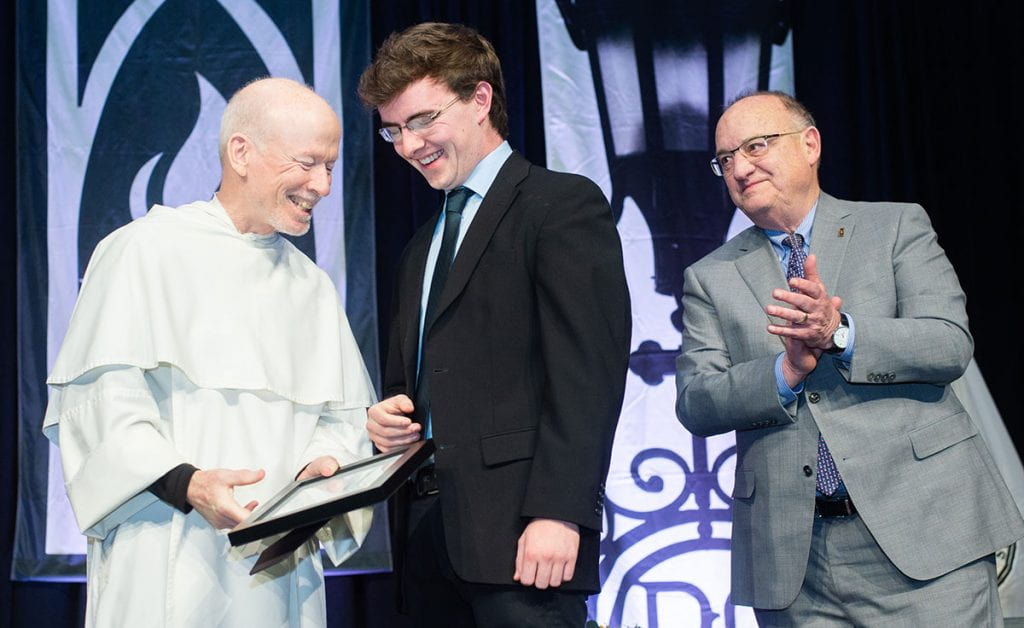 Father Shanley, Jack Murphy, and Hugh Lena