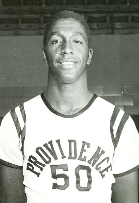 John Thompson ’64, a First-Team All-American at PC his senior year, and Ray Flynn ’63 led the Friars to the 1963 NIT title.