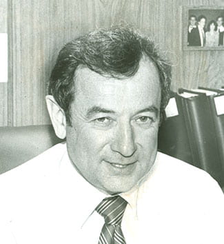 Mr. Corsini in a 1987 image