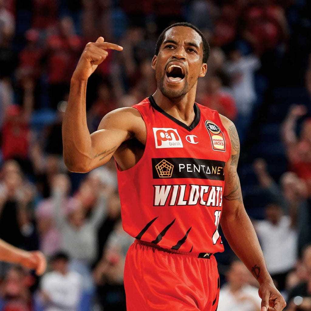 Bryce Cotton '14 displays the same intensity with the Perth Wildcats that made him a favorite of Friar basketball fans.