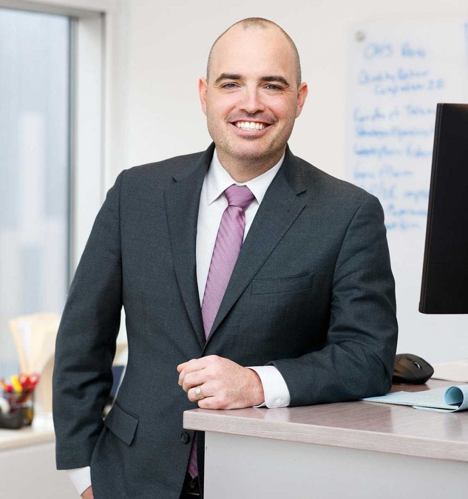 Safer spaces Paul Coyne, DNP '08 invents AUGi for patient safety