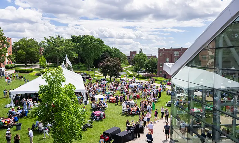 Reunion festival on Slavin Lawn