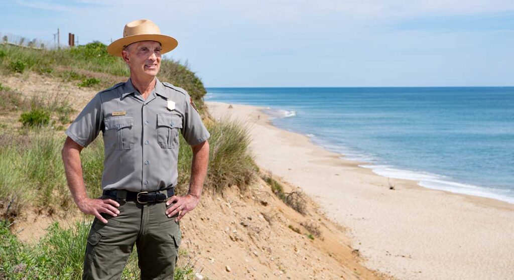 William "Bill" Burke '84 is cultural resources program manager for Cape Cod National Seashore — in other words, the park's historian.
