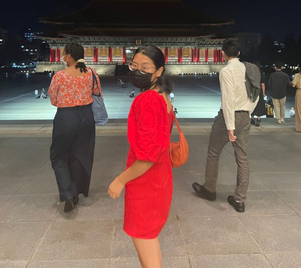 Sara Conway '21 in Taiwan