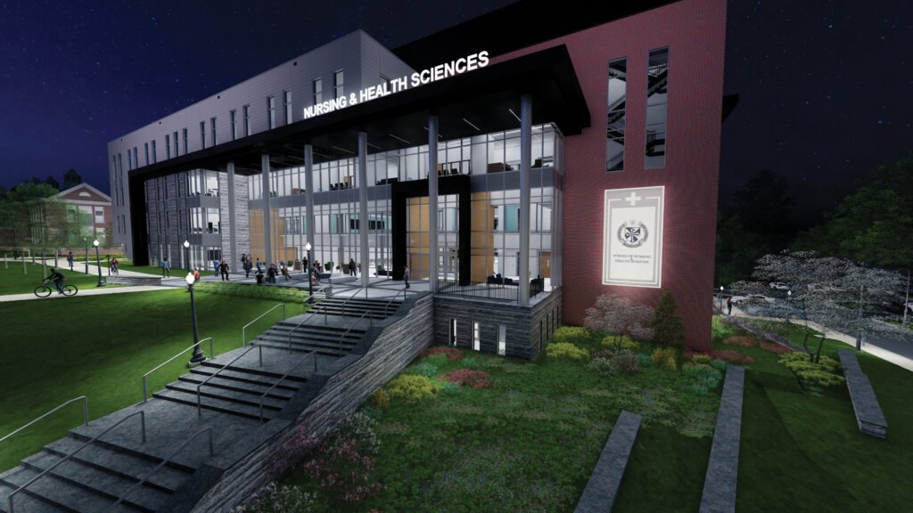 School of Nursing and Health Sciences (SLAM rendering)