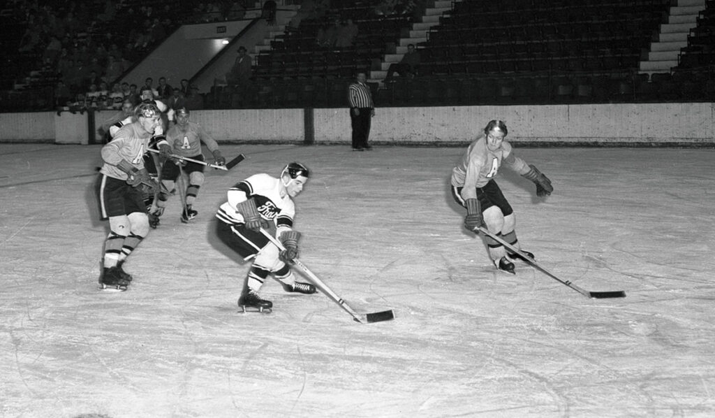 The Friars in action in 1952.