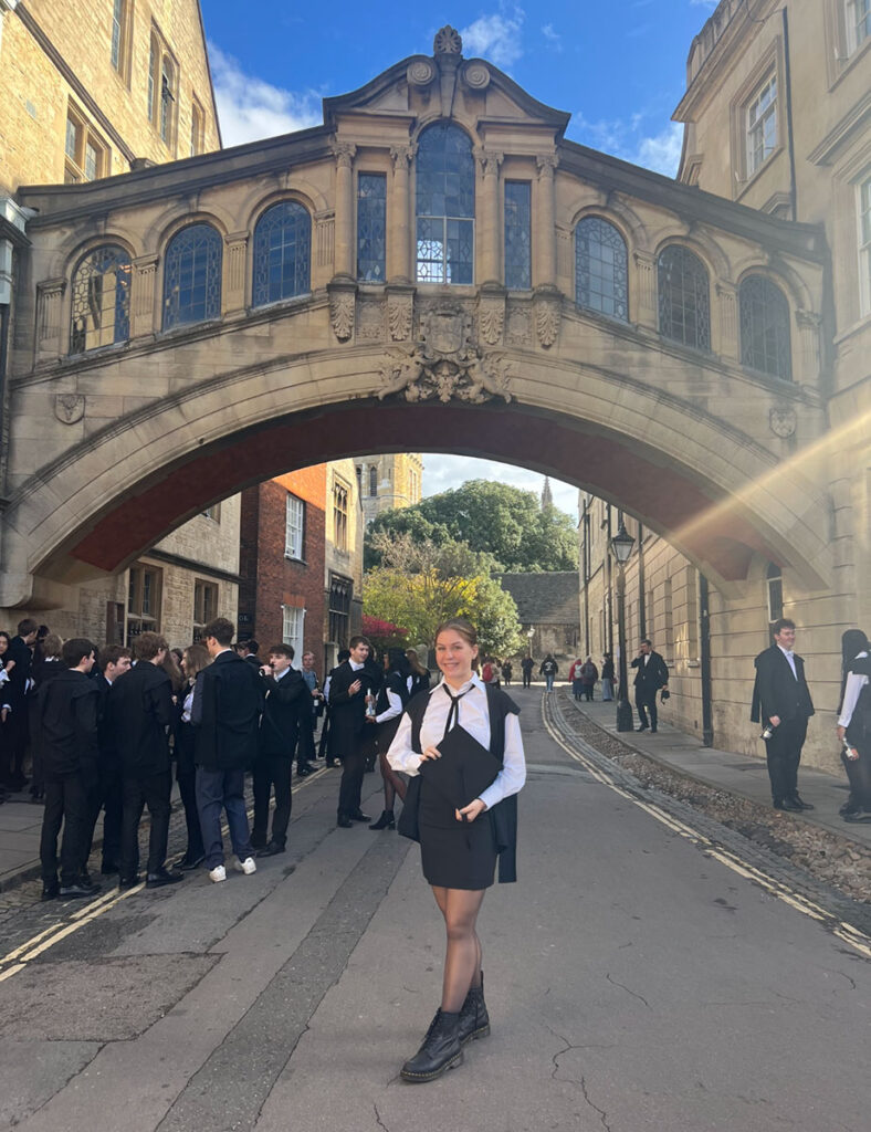 Katie Kudla '24 was a visiting student at the University of Oxford during the fall semester of junior year.