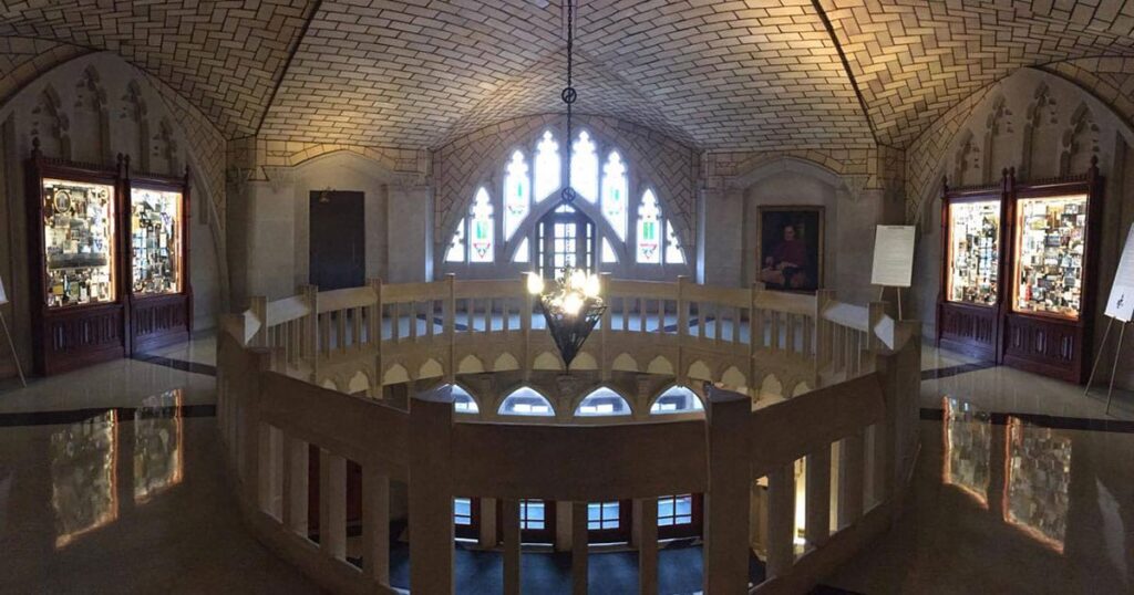 Harkins hall 2nd floor atrium