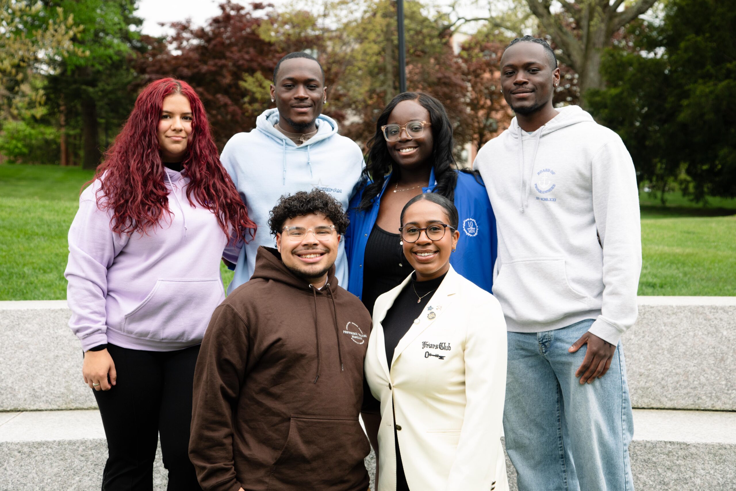 six student leaders of color who were graduates of the class of 2024