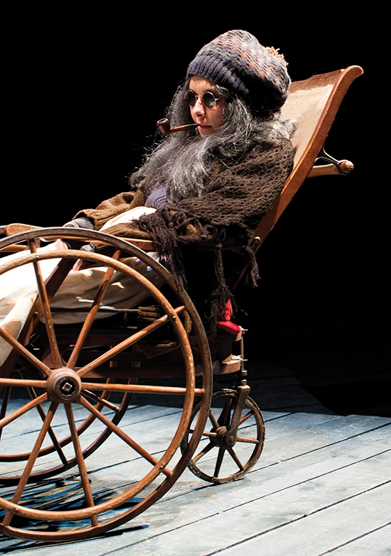 Grace Curley '14 in The Cripple of Inishmaan, staged at PC in 2011.