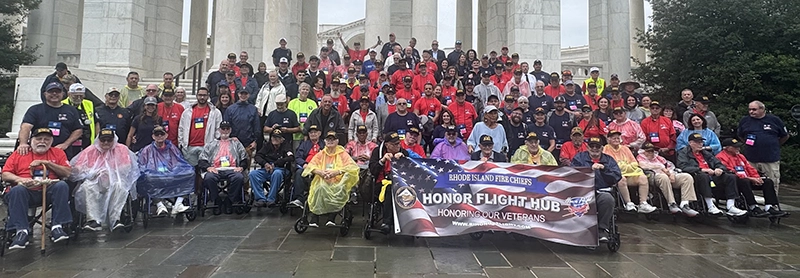Honor Flight Justice at Arlington National Cemetery.