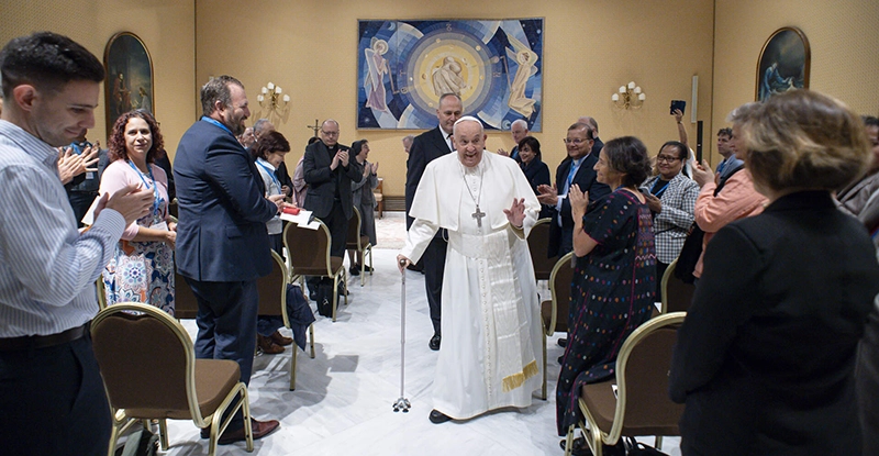 Margaret Price '25 took this photograph of Pope Francis during her visit to the Vatican in May 2024.