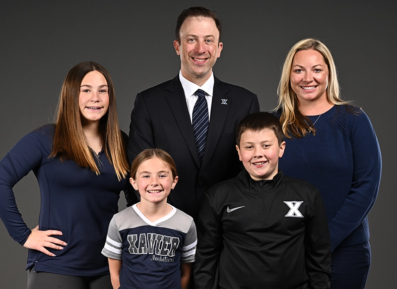 Richard and Jill Pitino with their children, Ava, Jack, and Zoe.