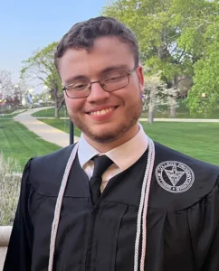 Samuel Seda '25, top student, 4.0 GPA