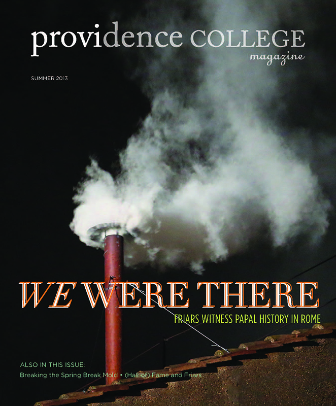 Cover of the Summer 2013 issue of Providence College Magazine, when Pope Francis was named pope