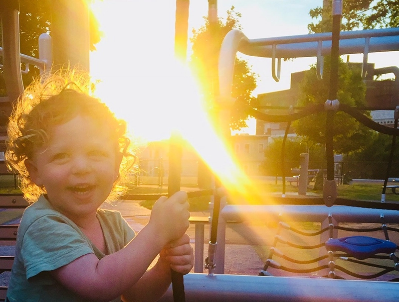 Colin Thomas McGrath at play.