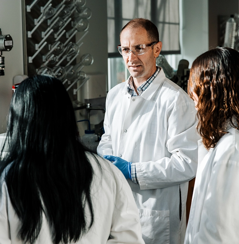 Chemistry professor Seann Mulcahy has been teaching at Providence College since 2012.