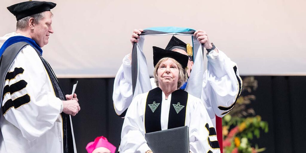 Elizabeth M. Ruane, M.Ed. receives an honorary degree