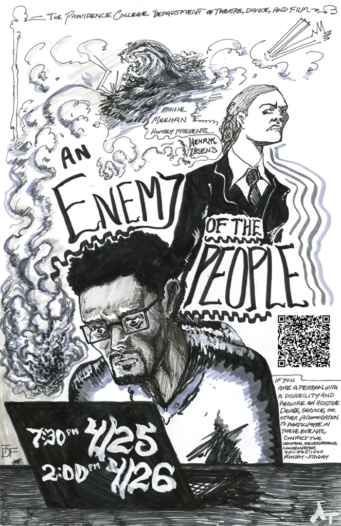 Advertisement poster for An Enemy of the People